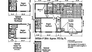 Westlake Ranch Homes / 3W1064-P Layout 94113