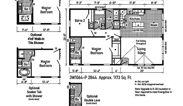 Westlake Ranch Homes / 3W1064-P Layout 94113