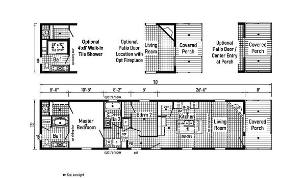 Westlake Single Section / 16702A Layout 107428