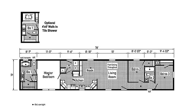 Westlake Single Section / 16763I Layout 120976