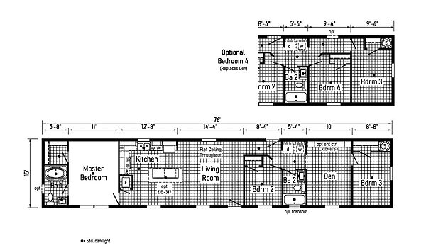 Westlake Single Section / 16763J Layout 120977