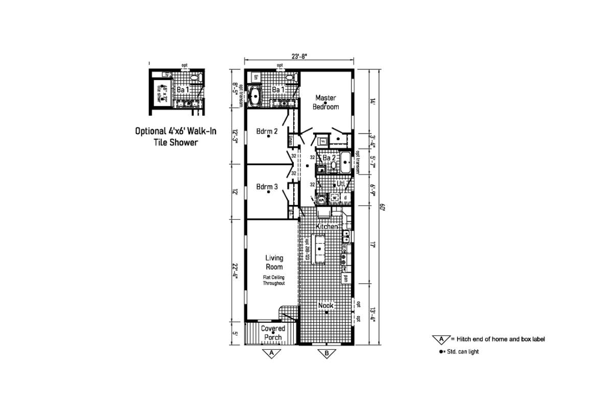 Westlake Ranch Homes 24603A from Affordable Homes of Rice Lake