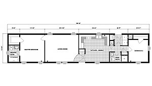 Single-Section Homes / G-591 Layout 31441