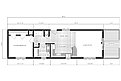 Single-Section Homes / HPX-7701 Layout 31443
