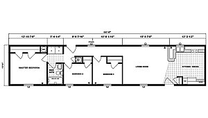 Single-Section Homes / G-514 Layout 31449