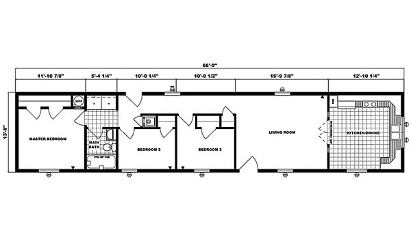 Single-Section Homes / G-488 Layout 31450