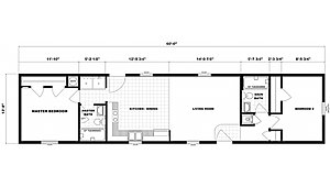 Single-Section Homes / G-621 Layout 31451