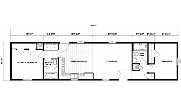 Single-Section Homes / G-621 Layout 31451