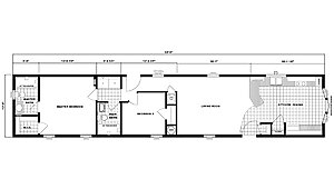 Single-Section Homes / G-613 Layout 31485