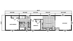 Single-Section Homes / G-492 Layout 31498