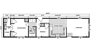Single-Section Homes / G-553 Layout 31499