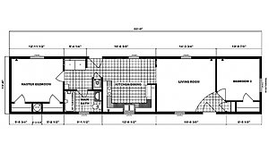 Single-Section Homes / G-603 Layout 31504