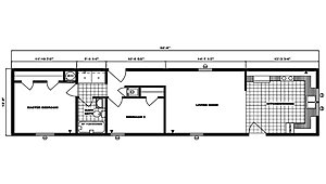 Single-Section Homes / G-576 Layout 31523