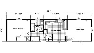 Single-Section Homes / G-545 Layout 31618