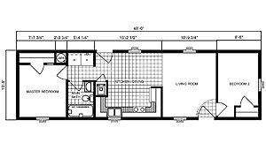 Single-Section Homes / G-556 Layout 31619