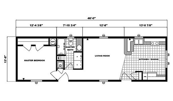 Single-Section Homes / G-546 Exterior 31620