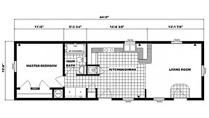 Single-Section Homes / G-596 Layout 31622