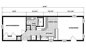 Single-Section Homes / G-597 Layout 31623