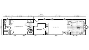 Single-Section Homes / G-517 Layout 31627