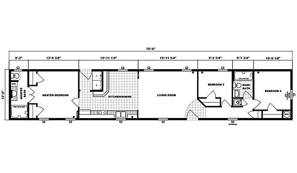 Single-Section Homes / G-479 Layout 31630