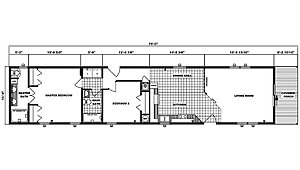 Single-Section Homes / G-548 Layout 31633