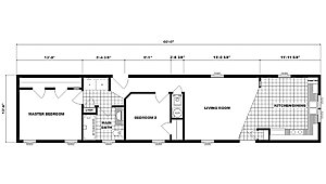 Single-Section Homes / NETR G-598 Layout 31650
