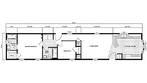 Single-Section Homes / NETR G-613 Layout 31691