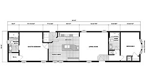 Single-Section Homes / G-16-625 Layout 31708