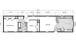 Single-Section Homes / G-16-616 Layout 31710