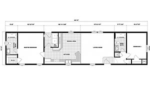 Single-Section Homes / G-16-618 Layout 31712