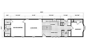 Single-Section Homes / G-16-623 Layout 31714