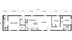 Single-Section Homes / G-16-611 Layout 31719