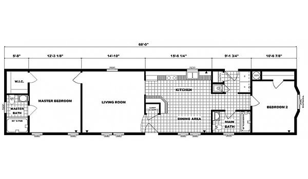 Single-Section Homes / G-16-599 No Category 31721