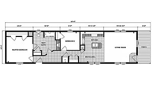 Single-Section Homes / G-16-587 Layout 31722