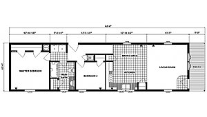 Single-Section Homes / G-16-586 Layout 31723