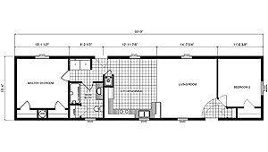 Single-Section Homes / GH-16-491 Layout 31724