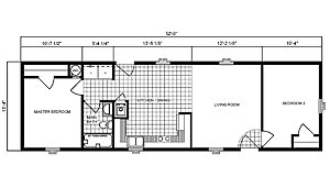 Single-Section Homes / G-16-557 Layout 31726