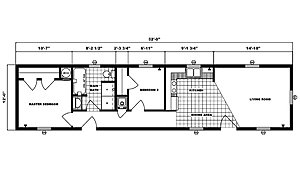 Single-Section Homes / G-303 Layout 31748