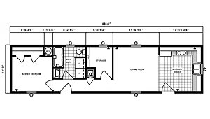 Single-Section Homes / G-301 Layout 31750