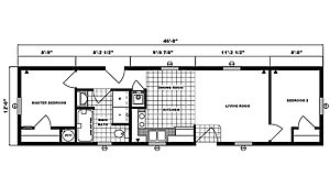 Single-Section Homes / G-304 Layout 31751