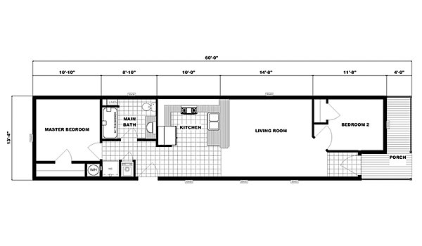 Single-Section Homes / NETR G-633 Layout 53639