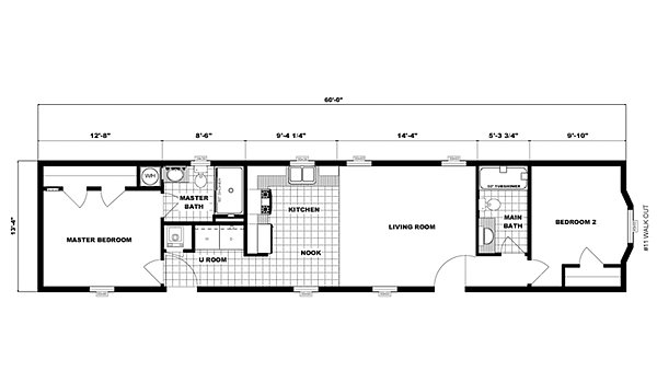 Single-Section Homes / NETR G-635 Layout 53646