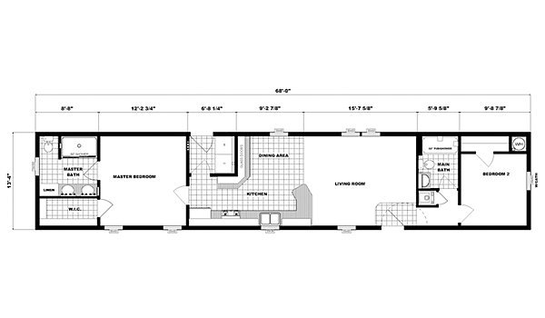 Single-Section Homes / NETR G-637 Layout 53648