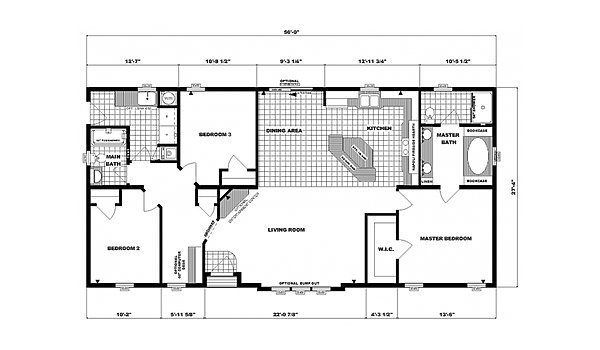 Ranch Homes / G-1799 Layout 53649