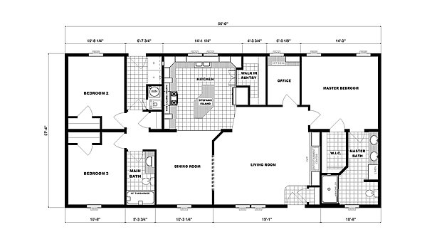 Ranch Homes / G-3463 Layout 53665