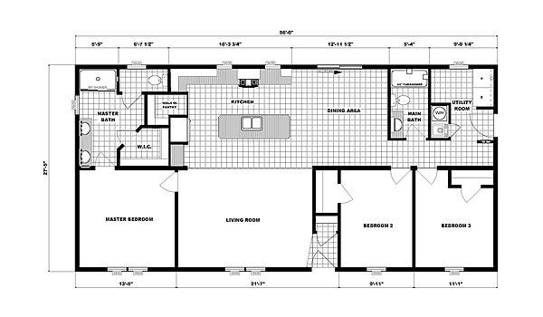 Ranch Homes / G-3465 Layout 53666