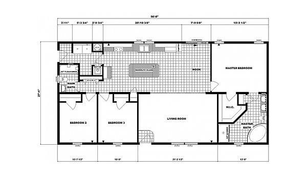 Ranch Homes / GH-1784 Layout 53667