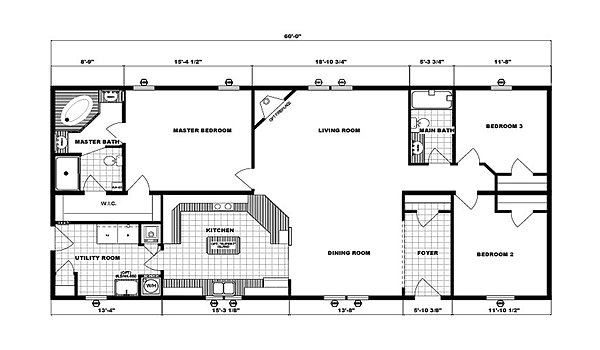 Ranch Homes / G-1895 Layout 53670