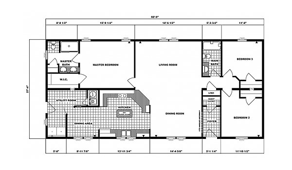 Ranch Homes / G-1941 Layout 53671