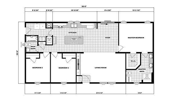 Ranch Homes / NETR G-3458 Layout 53698